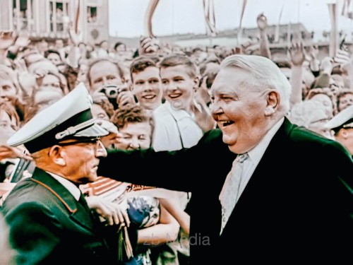 Ludwig Erhard - Präsident John F. Kennedy Deutschlandbesuch 1963