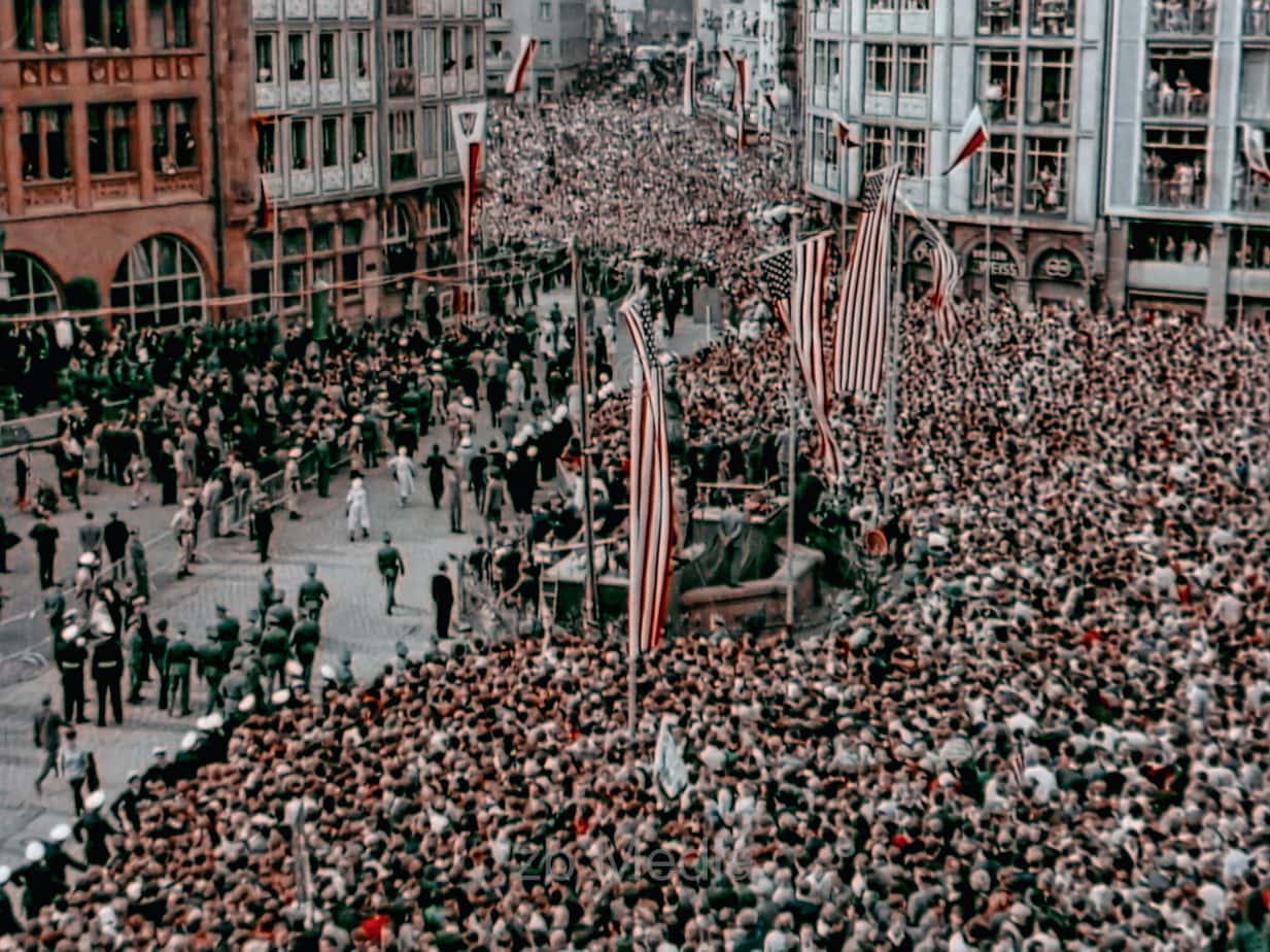 Präsident John F. Kennedy Deutschlandbesuch 1963