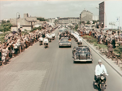 Präsident John F. Kennedy Deutschlandbesuch 1963