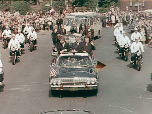 Präsident John F. Kennedy Deutschlandbesuch 1963