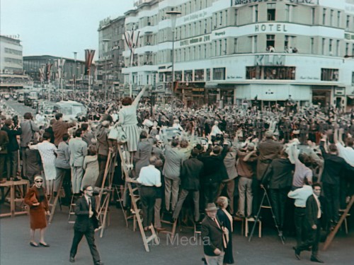 Präsident John F. Kennedy Deutschlandbesuch 1963