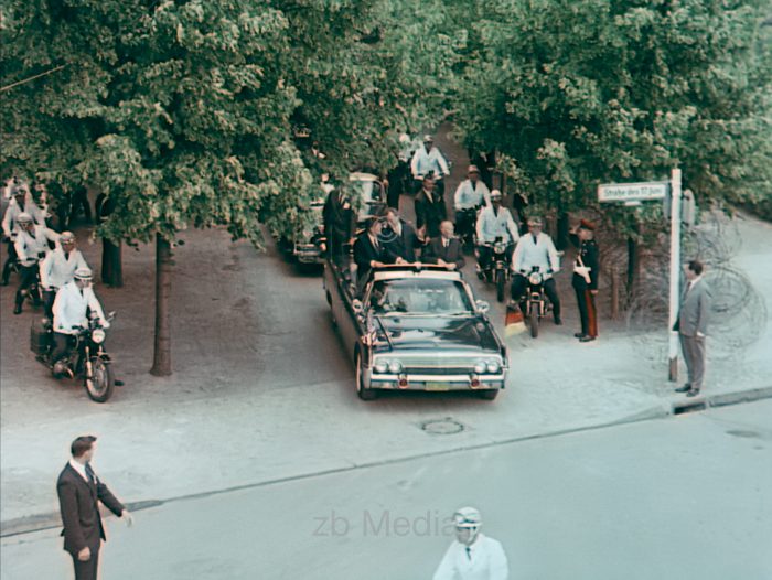 Präsident John F. Kennedy Deutschlandbesuch 1963