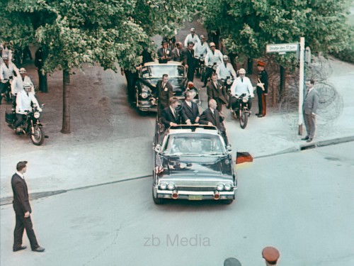 Präsident John F. Kennedy Deutschlandbesuch 1963