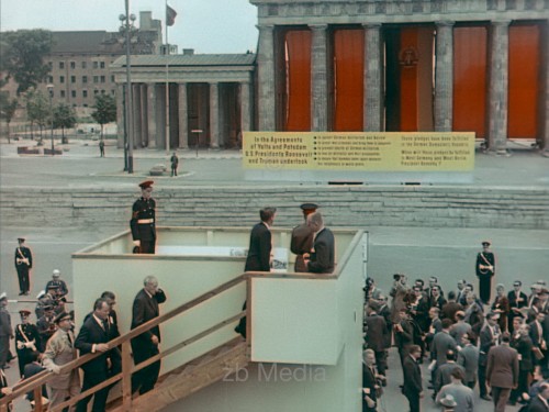 Präsident John F. Kennedy Deutschlandbesuch 1963