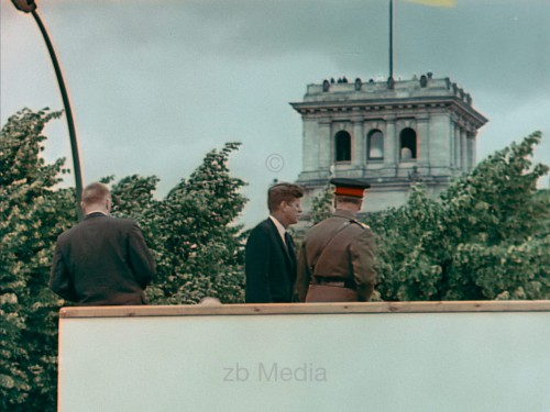 Präsident John F. Kennedy Deutschlandbesuch 1963