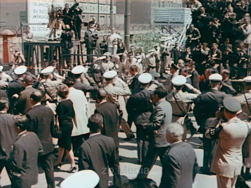 Präsident John F. Kennedy Deutschlandbesuch 1963