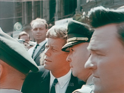 Präsident John F. Kennedy Deutschlandbesuch 1963