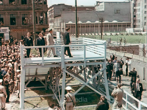 Präsident John F. Kennedy Deutschlandbesuch 1963