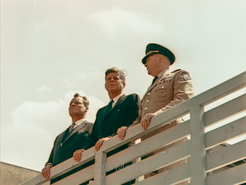 Präsident John F. Kennedy Deutschlandbesuch 1963