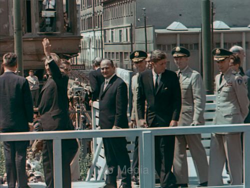 Präsident John F. Kennedy Deutschlandbesuch 1963