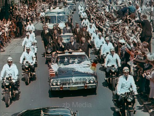 Präsident John F. Kennedy Deutschlandbesuch 1963