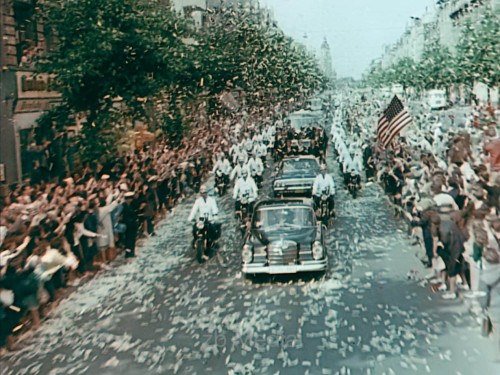 Präsident John F. Kennedy Deutschlandbesuch 1963