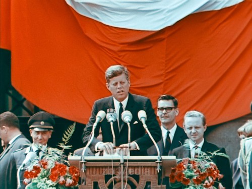 Präsident John F. Kennedy Deutschlandbesuch 1963