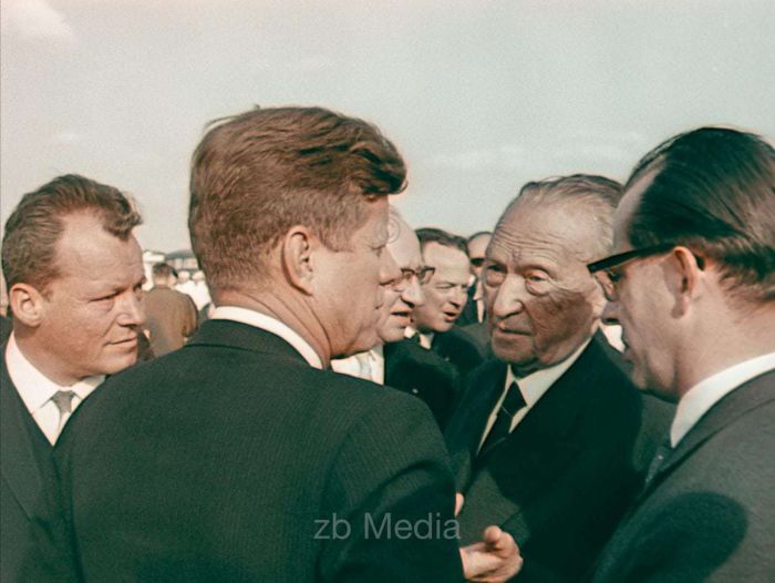 Präsident John F. Kennedy Deutschlandbesuch 1963