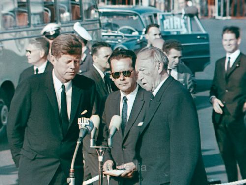 Präsident John F. Kennedy Deutschlandbesuch 1963