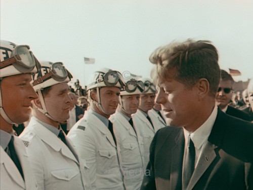 Präsident John F. Kennedy Deutschlandbesuch 1963