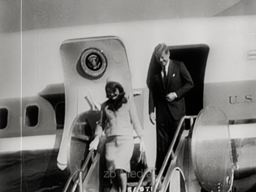 Präsident John F. Kennedy und Jacqueline Dallas 1963