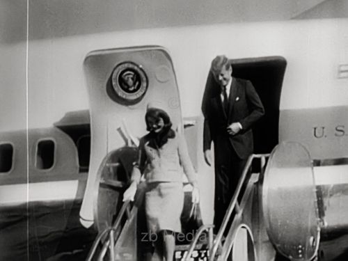 Präsident John F. Kennedy und Jacqueline Dallas 1963