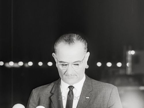 Lyndon B. Johnson nach der Ermordung von John F. Kennedy, 1963