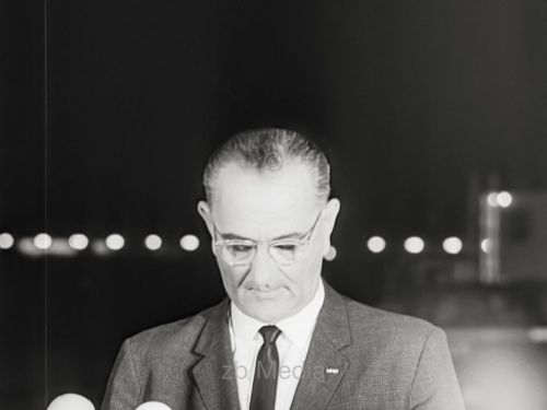 Lyndon B. Johnson nach der Ermordung von John F. Kennedy, 1963