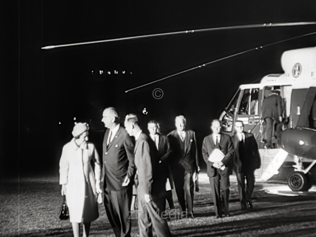 Lyndon B. Johnson nach der Ermordung von John F. Kennedy, 1963