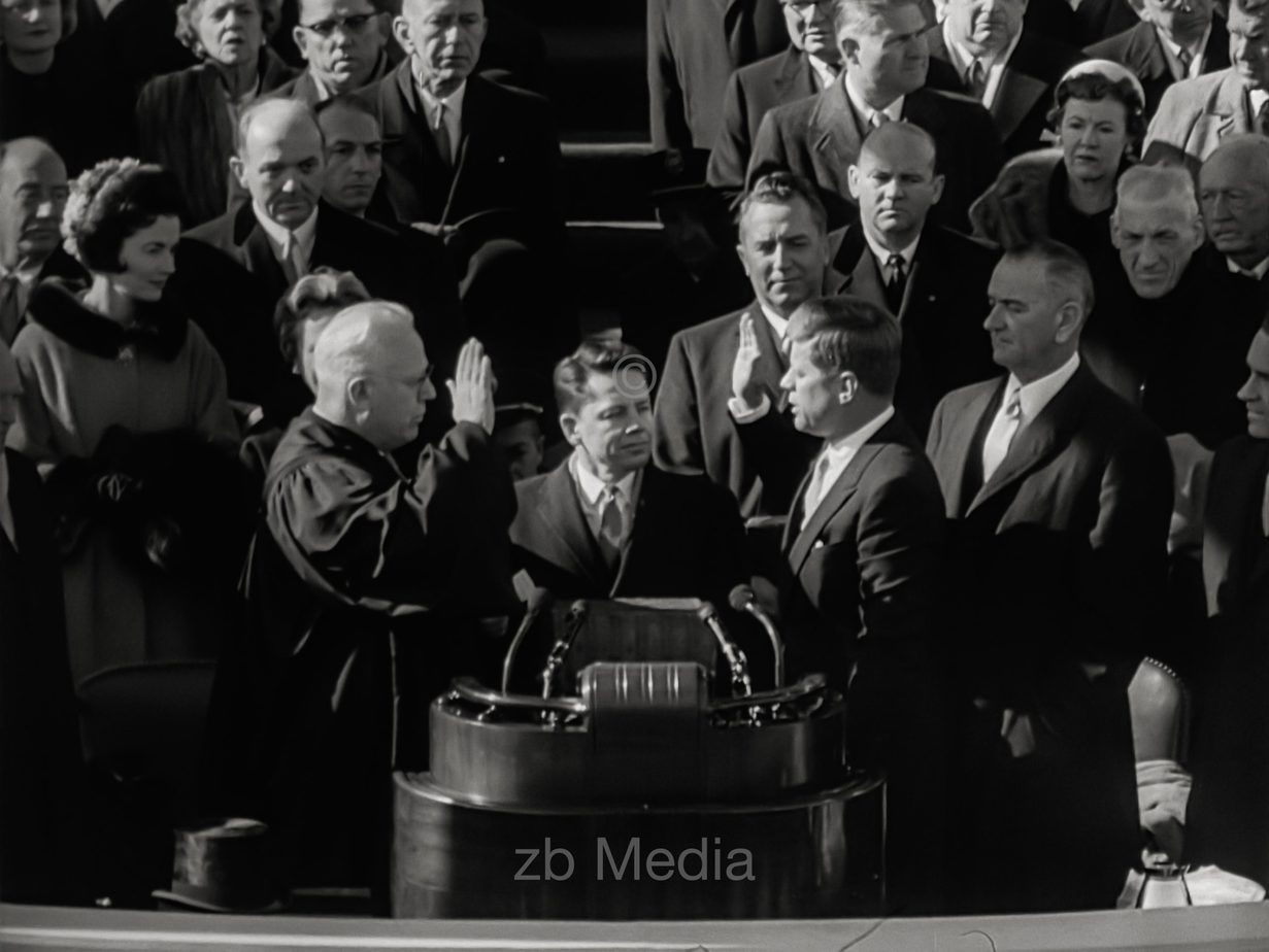 Präsident John F. Kennedy, Amtseinführung 1961