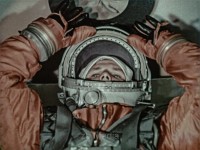 Juri Gagarin in Raumkapsel Wostok