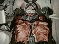 Juri Gagarin in Raumkapsel Wostok