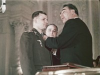 Empfang von Gagarin in Moskau 1961