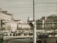 Lautsprecher zur Rundfunkübertragung in Moskau 1961