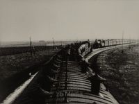 Eisenbahnzug in der Sowjetunion