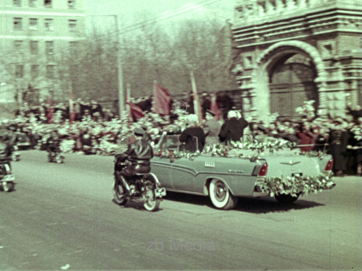 Empfang von Juri Gagarin in Moskau