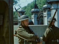 Wachsoldat am Buckingham Palace 1944