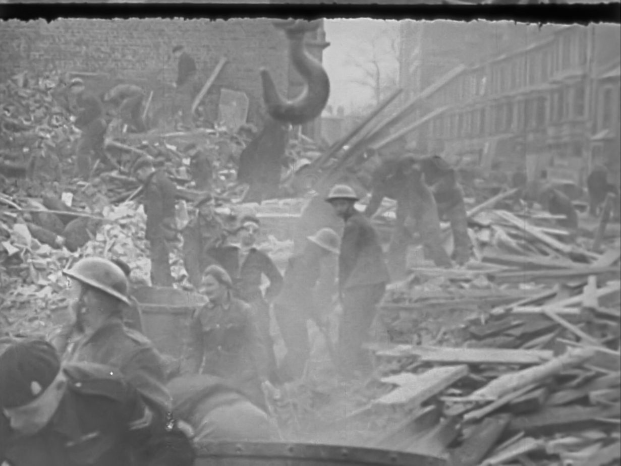 Bombenschaden in London 1944