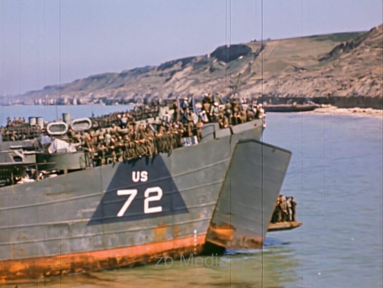 US landing ships, D-Day 1944