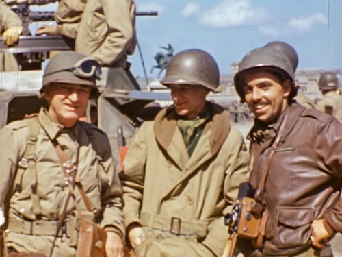 US-Kriegskorrespondenten in Cherbourg 1944