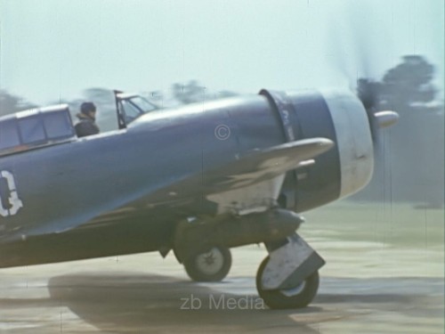 P47 Kampfflugzeug an der Invasionsfront 1944