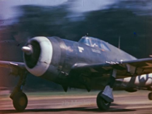 P47 Kampfflugzeug an der Invasionsfront 1944