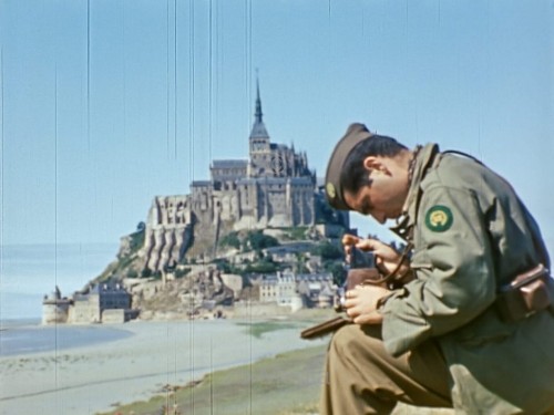 US-Kriegskorrespondent Robert Capa  Mont Saint Michel 1944