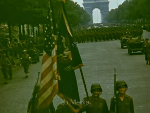 Parade in Paris August 1944
