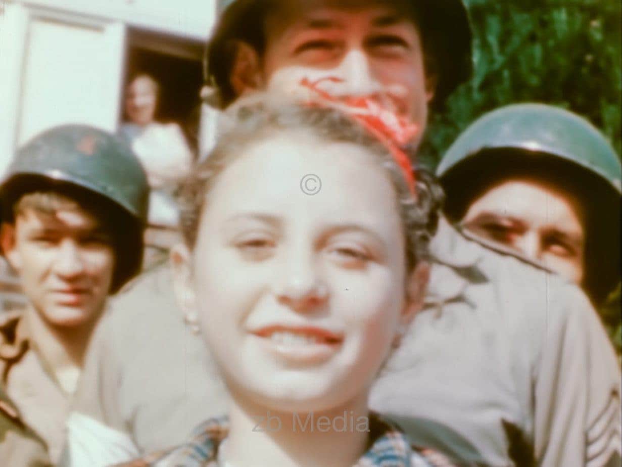 Kinder und US-Soldaten, Aachen 1944