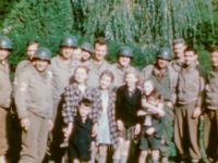 Kinder und US-Soldaten, Aachen 1944