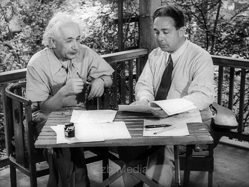 Albert Einstein und Leo Szillard