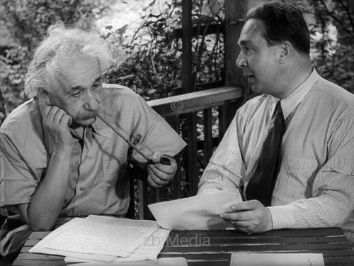 Albert Einstein und Leo Szillard