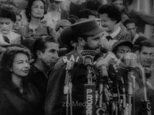 Fidel Castro Kundgebung Havanna 1962