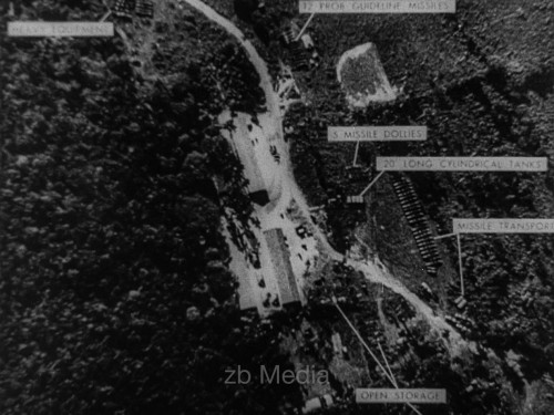 Kubakrise 1962 Aufklärungsfoto von Raketenanlagen