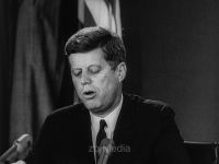 John F. Kennedy während Kubakrise 1962