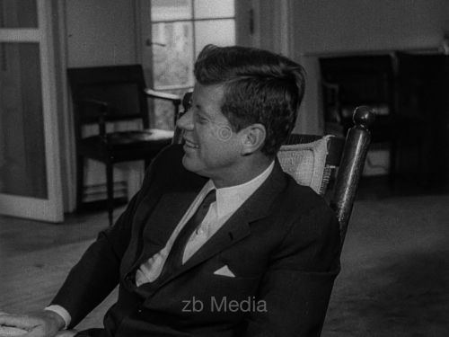 John F. Kennedy mit Famile Walter Schirra