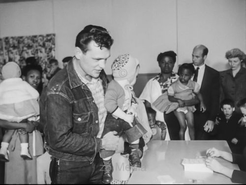 Polio Schutzimpfung 1955