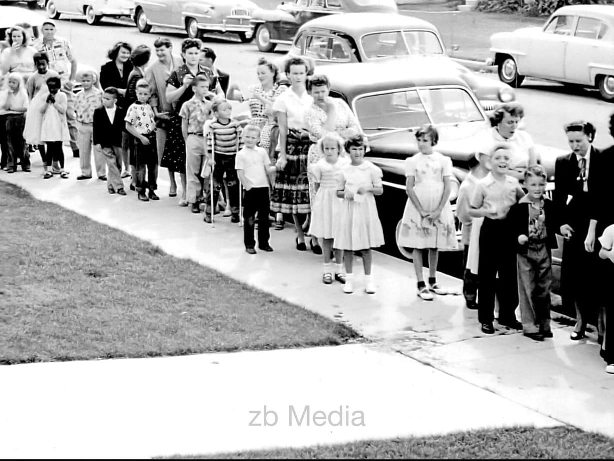 Polio Schutzimpfung 1955